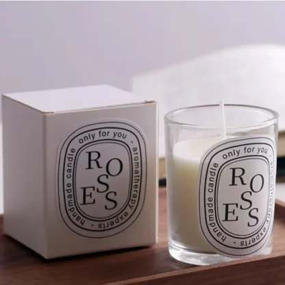 Scented Aromatic Candles Guest Gift Candles Lot Wedding Candles White in Glass Jars Luxury Candle for Home Decor - Image 5