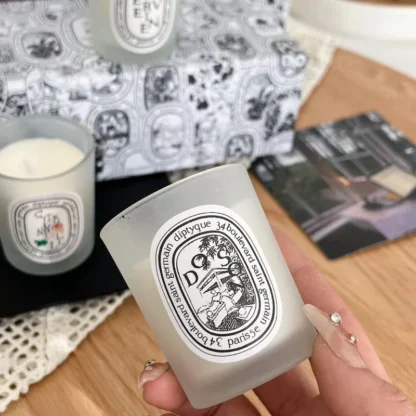 3PC Aromatherapy Candle Fig Roes Aromatherapy Diffuser Household Bedroom Sleep Aid Candle Home Decoration Christmas Gift - Image 5