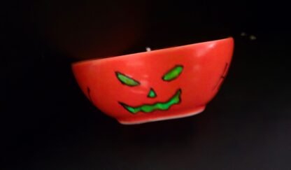 🎃 Halloween Pumpkin Pie Candle – Soy Wax, Decorative Wax Toppings - Image 2