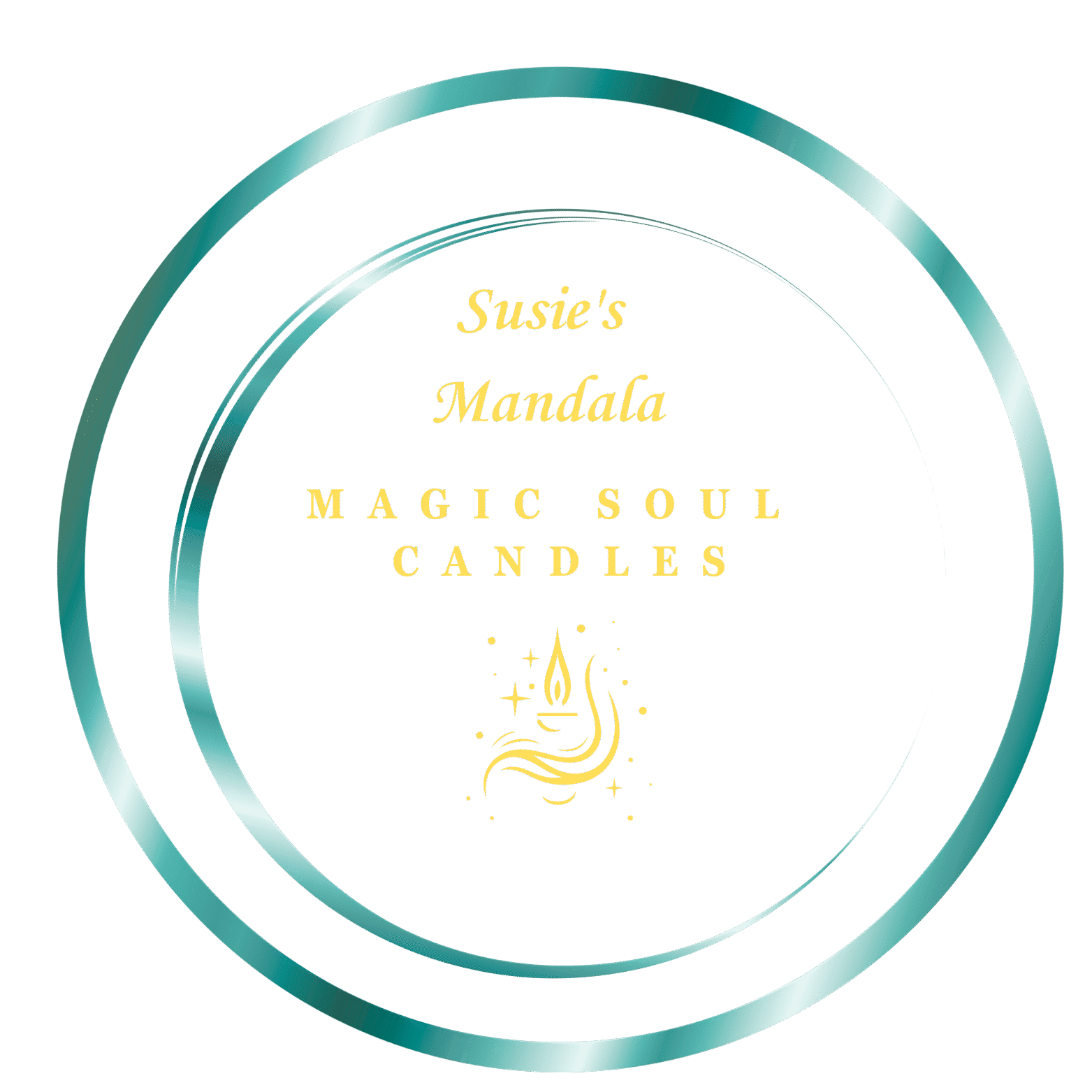 Magic mandala soul candles